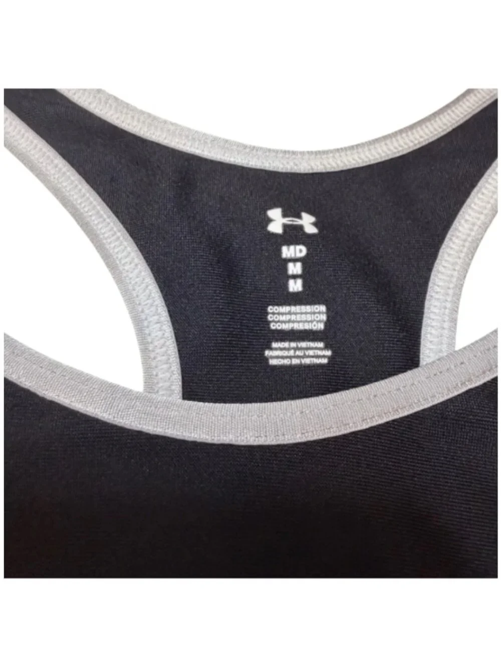 Under Armour Sports Bra Trio Women’s Medium Black, Purple, White Workout Gym Fit